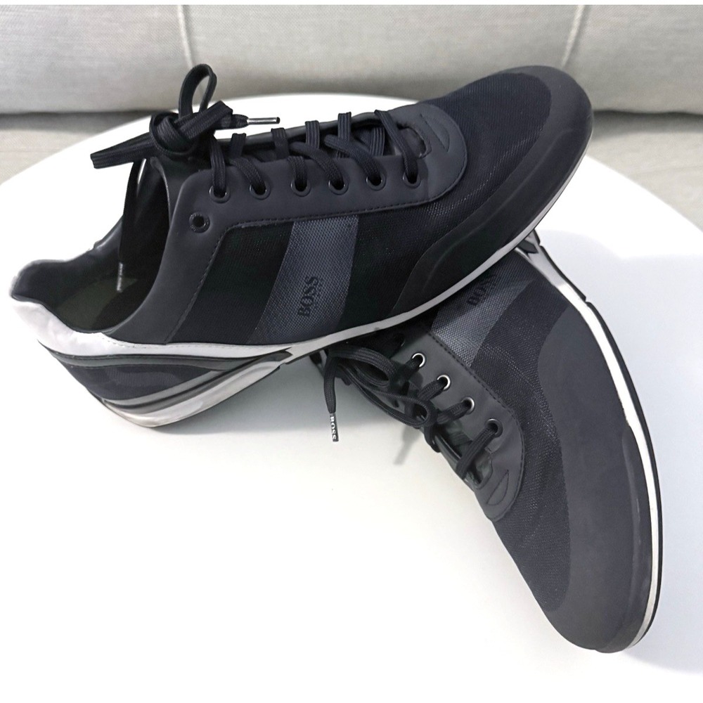 HUGO BOSS SATURN DARK BLUE MENS SHOE 50401836 Size US 10 (43)